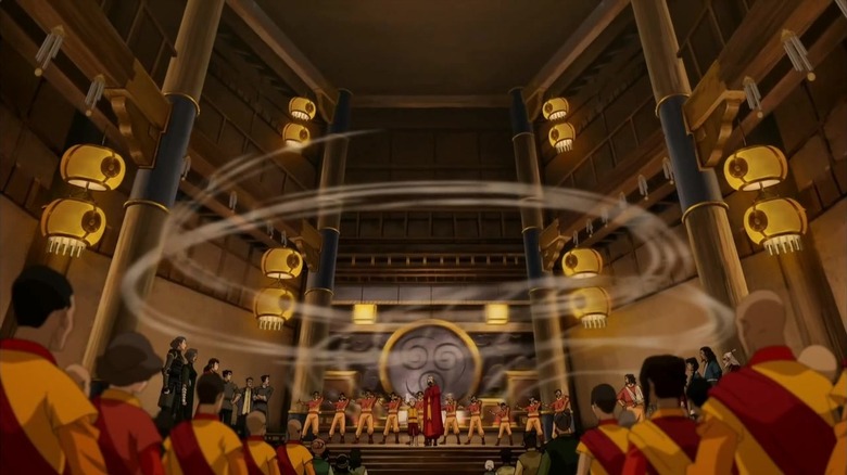 Legend of Korra - ceremony of new airbenders and Air Acolytes