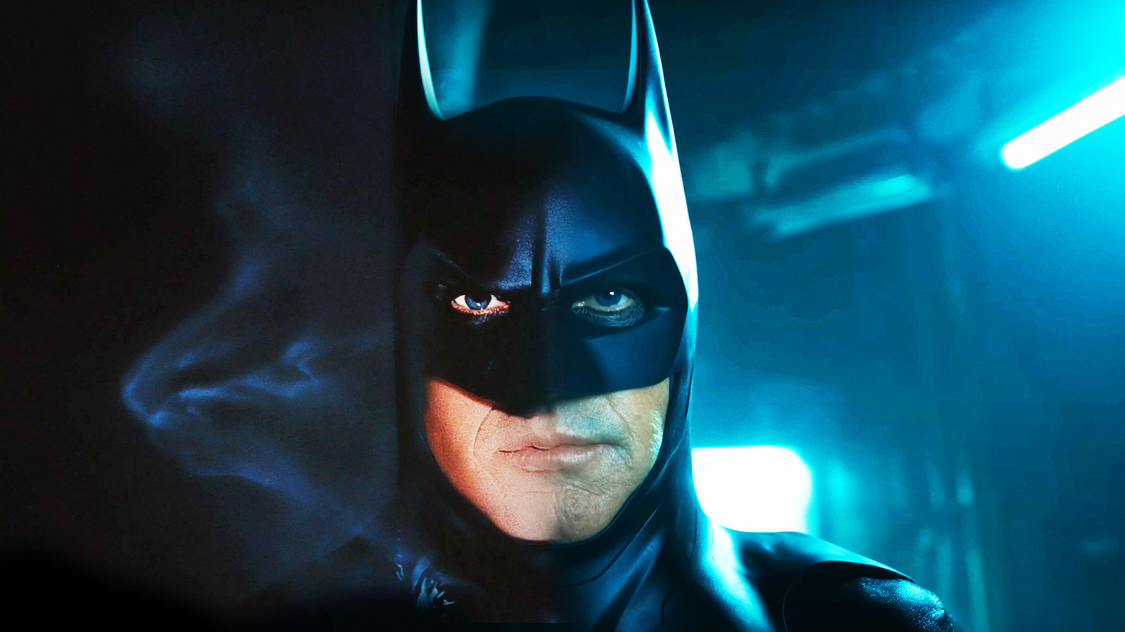 How The Batsuits In The Flash Super Bowl Spot Reveal The History Of Michael  Keaton's Batman