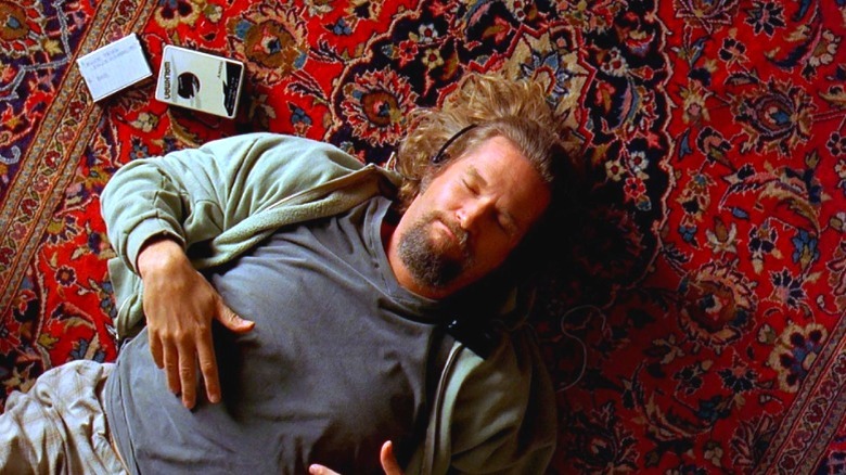 The Dude laying on the floor