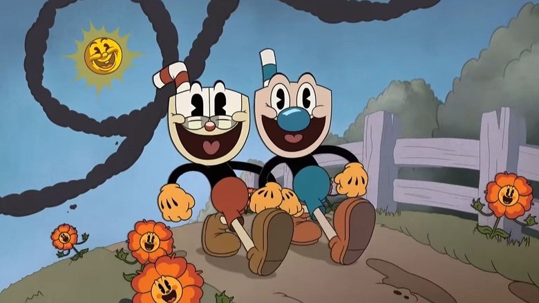 Cuphead and Mugman in The Cuphead Show!