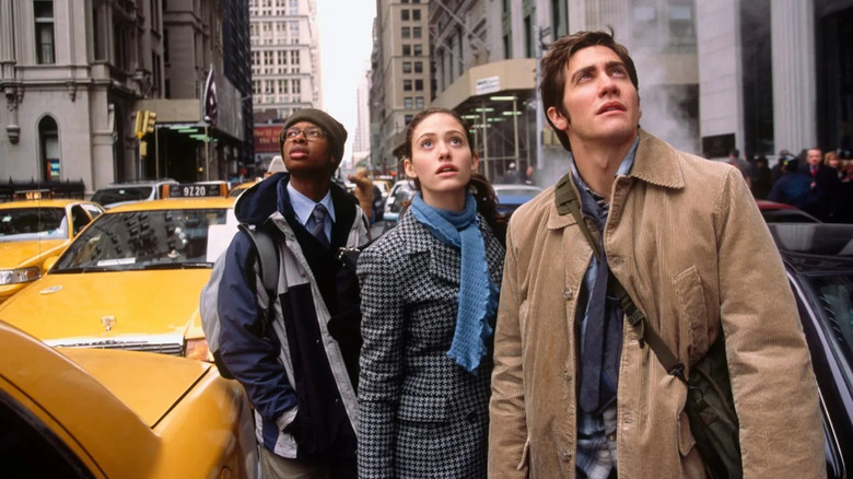 Arjay Smith, Emmy Rossum, and Jake Gyllenhaal in The Day After Tomorrow! 