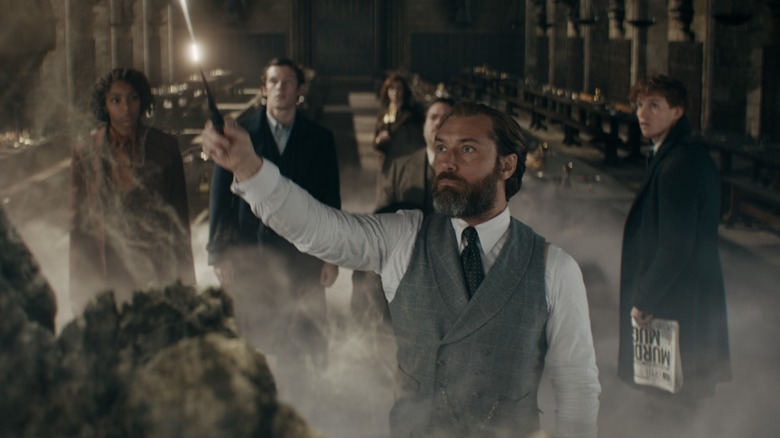The cast of Warner Bros. Fantastic Beasts: The Crimes of Grindelwald