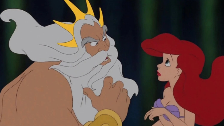 King Triton in The Little Mermaid