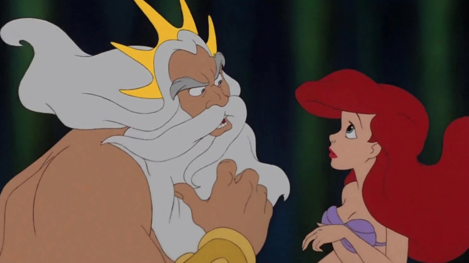How the Little Mermaid changes King Triton from the original movie