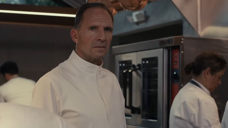 Ralph Fiennes as Chef Slowik in The Menu