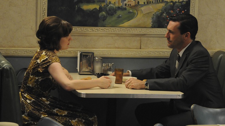 Peggy and Don in Mad Men