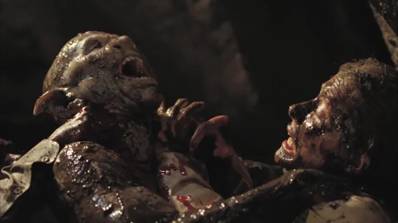 Shauna Macdonald tangles with a Crawler in The Descent: Part II