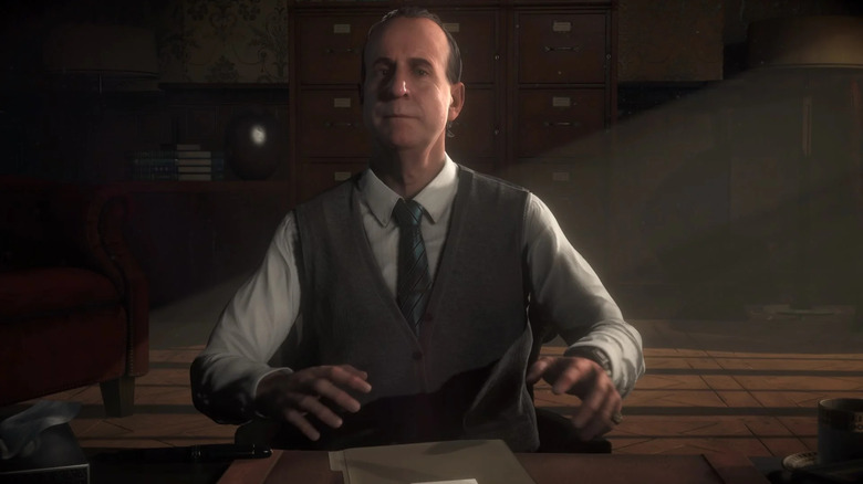 Dr. Hill as he appears in the game Until Dawn
