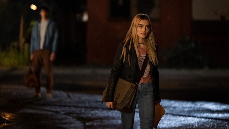 Meg Donnelly and Drake Rodger in The Winchesters