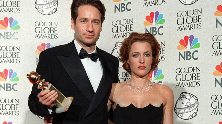 David Duchovny and Gillian Anderson