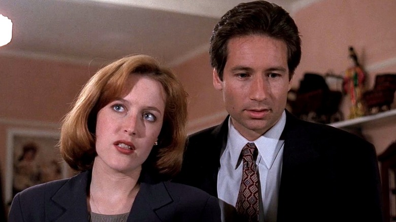 Gillian Anderson and David Duchovny