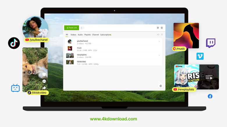 4K Video Downloader Plus app in use