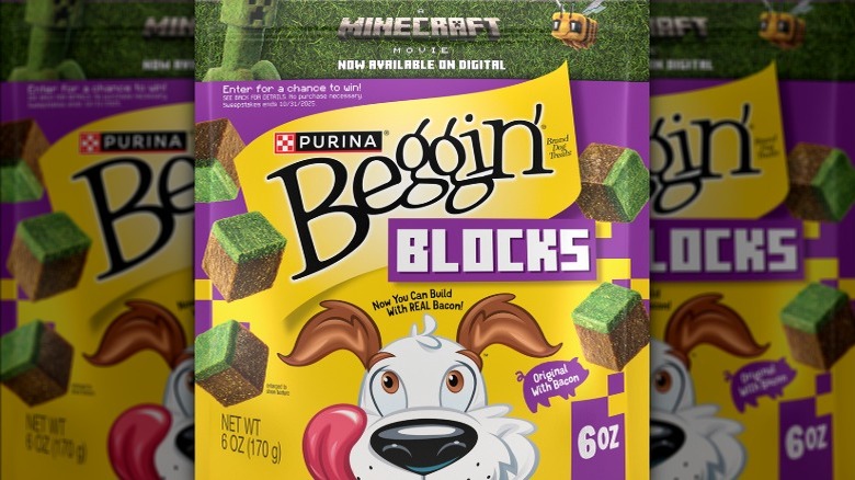 Beggin Blocks packaging for A Minecraft Movie