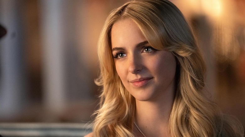 Mckenna Grace as Clara Grant staring thoughtfully in Regretting You