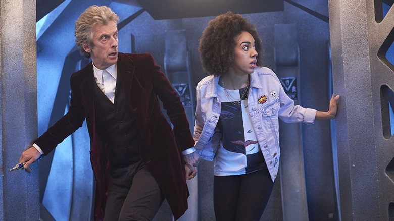 Doctor and Bill escaping