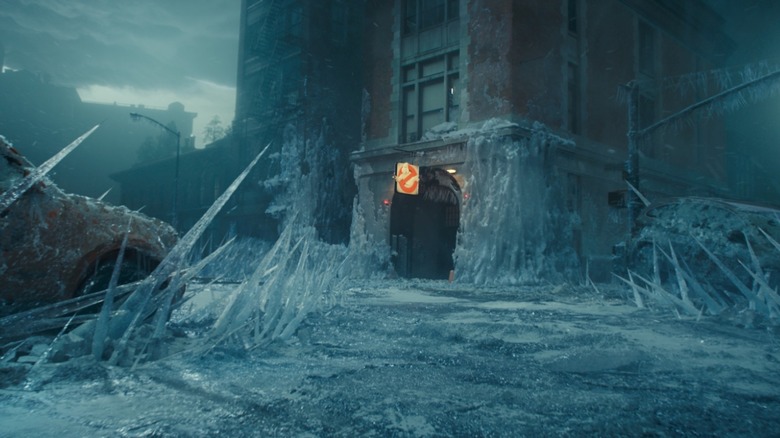 Ghostbusters: Frozen Empire firehouse