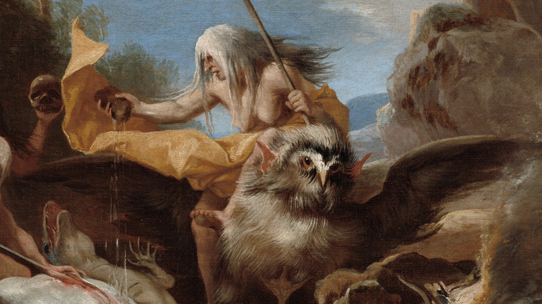 Witch and owl