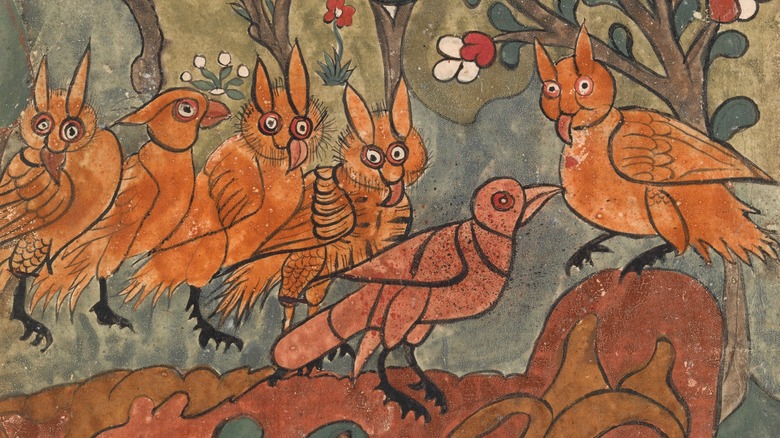 Owl and other birds