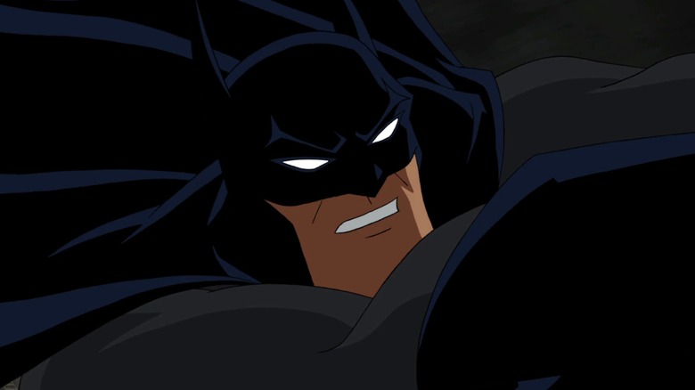 Close-up of Batman in Batman: Under the Red Hood