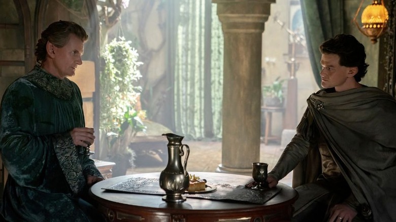Celebrimbor and Elrond in The Rings of Power