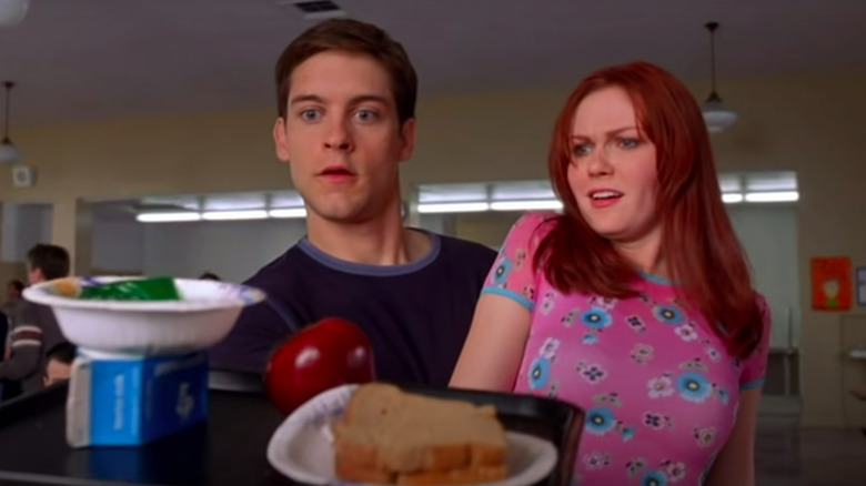 Spider-Man Lunch Tray Scene