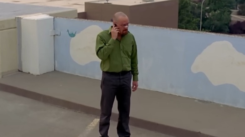 Breaking Bad Walter on the phone