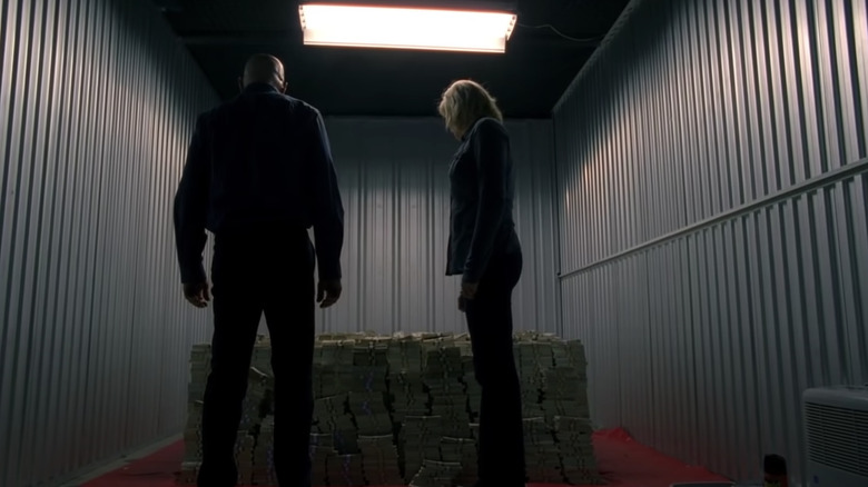 Breaking Bad Walt Skyler money pile