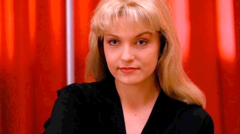 Laura appears briefly in the Red Room in Season 1 of Twin Peaks