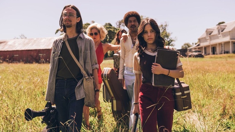 X movie cast shot