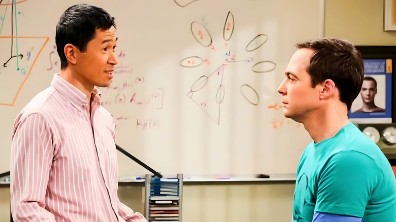 Adults out there and Sheldon is talking about the theory of the Big Bang