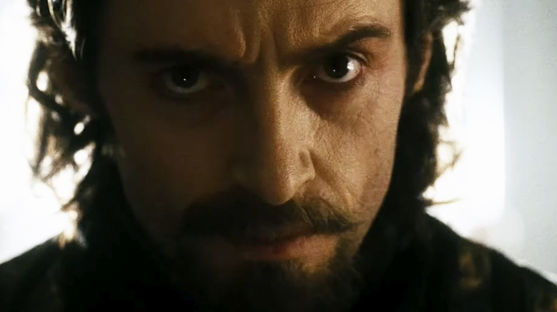 Tomás Creo with an intense expression stares down the camera lens in The Fountain