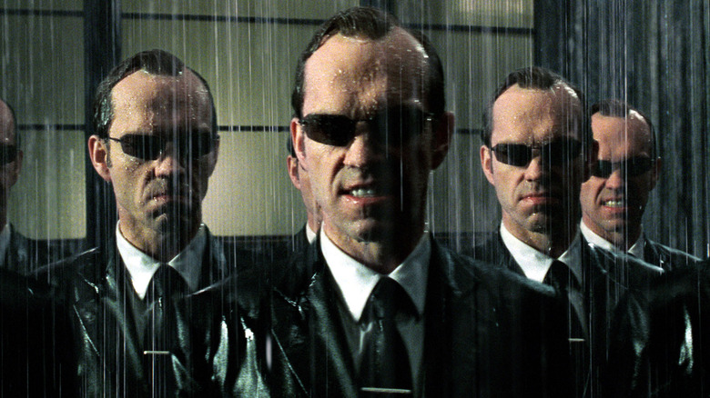 Hugo Weaving in the Matrix