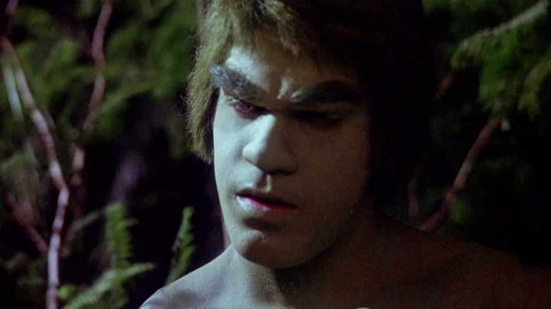 The Hulk glaring in the dark in The Incredible Hulk