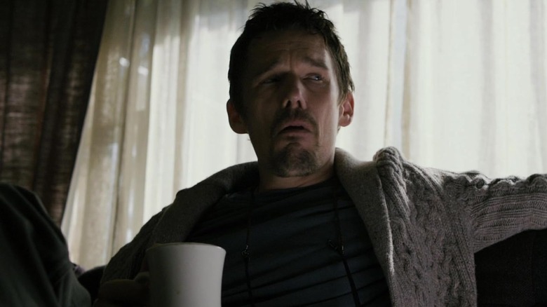 Ethan hawke as ellison oswalt was very anxious to interact