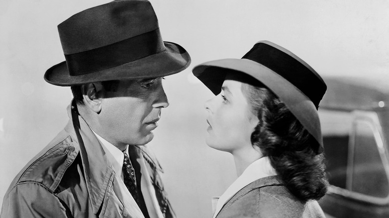 Humphrey Bogar and Ingrid Bergman in Casablanca