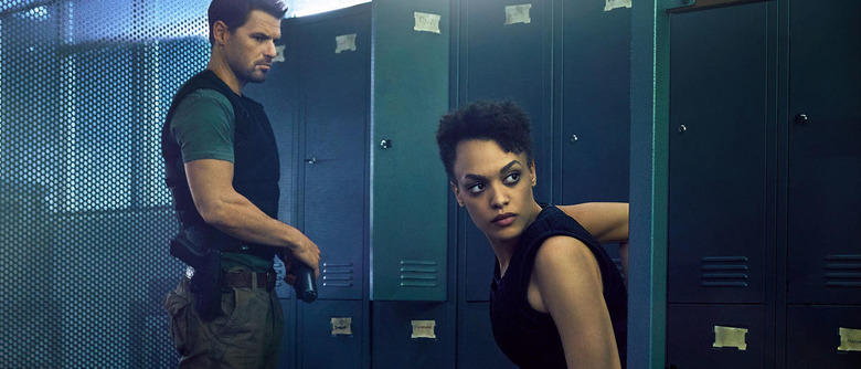 Hunters - Nathan Phillips and Britne Oldford