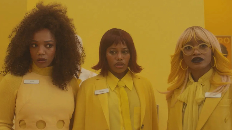 Sade, Mariah, and Corvette are all yellow in I Love Boosters