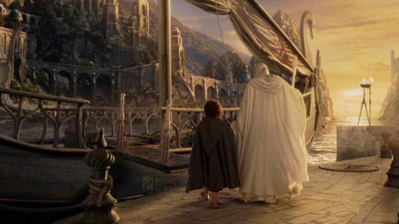 Elijah Wood and Ian McKellen in The Lord of the Rings: The Return of the King
