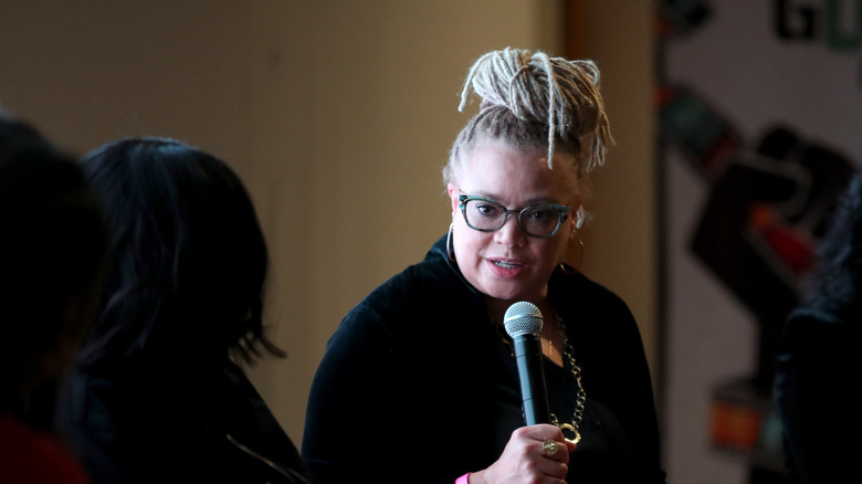 Kasi Lemmons at a speaking engagement