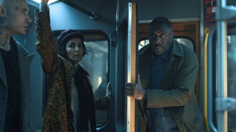 Sam Nelson sneaking through a train on "Hijack"