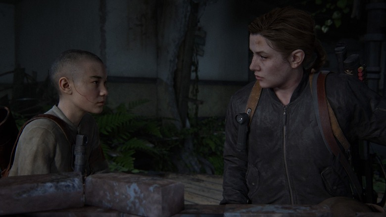 Lev and Abby in The Last of Us Part II