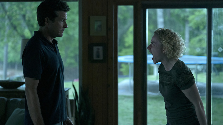 Julia Garner and Jason Bateman