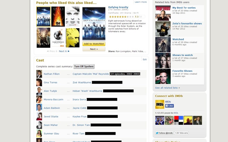 imdb spoilers