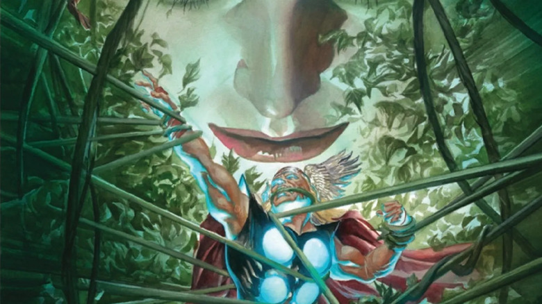 Immortal Thor #8 cover Alex Ross Thor Gaea