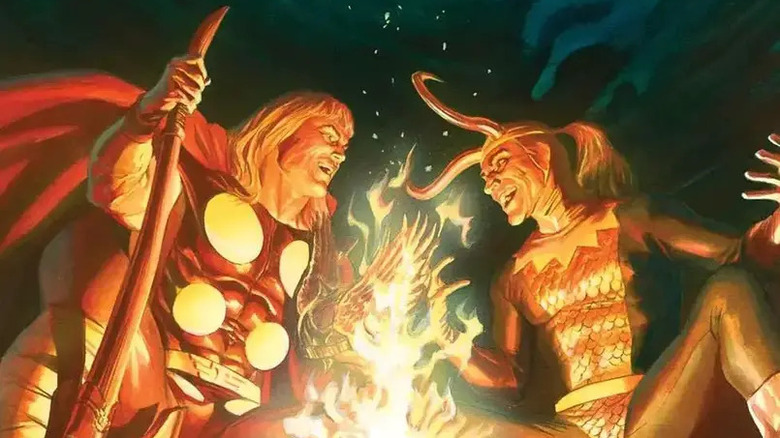 Immortal Thor #6 cover Thor and Loki