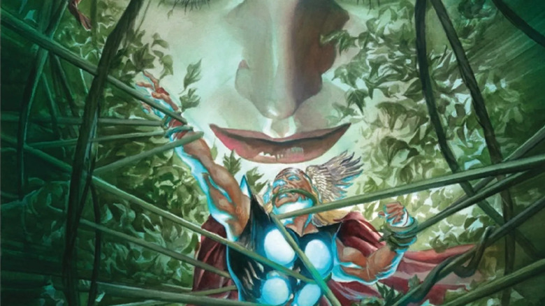 Immortal Thor #8 cover Alex Ross Thor Gaea