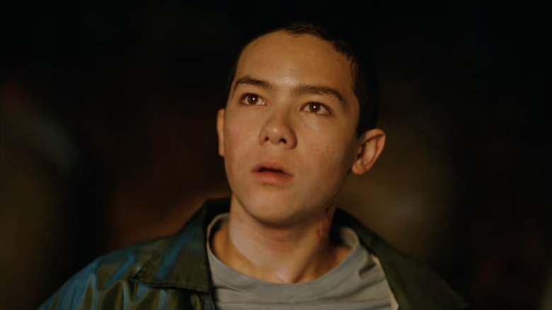 Lucas Nguyen comes face-to-firefigher-mask with Ry Barrett as Johnny in In a Violent Way 2