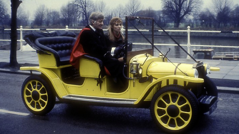 Jon Pertwee and Caroline John in Doctor Who