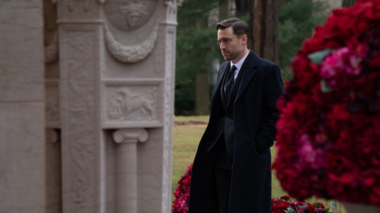 Kieran Culkin as Roman Roy in Succession season 4 episode 9