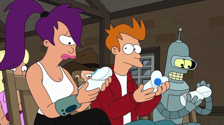 Futurama, Leela, Fry, and Bender 